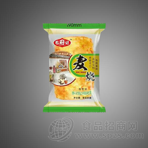 石府记  香葱味麦烧 散装称重 休闲食品