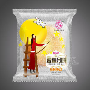 爱民蛋糕月饼红豆味80g