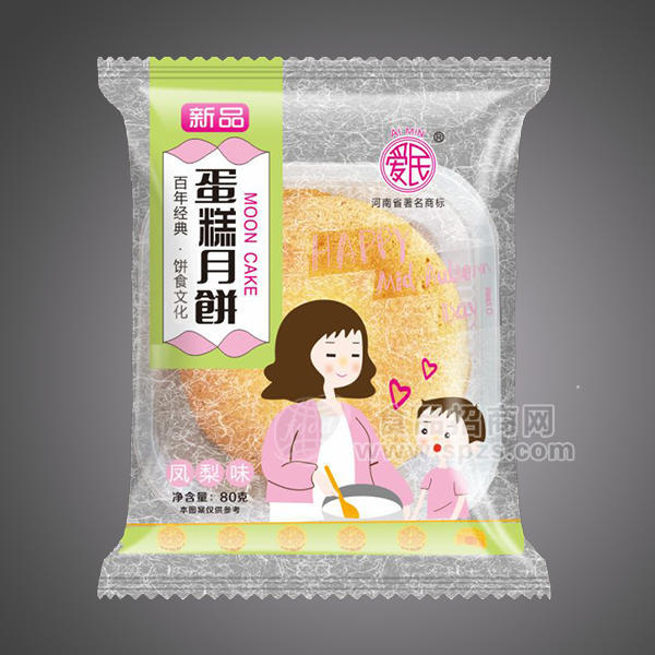 愛民蛋糕月餅鳳梨味80g