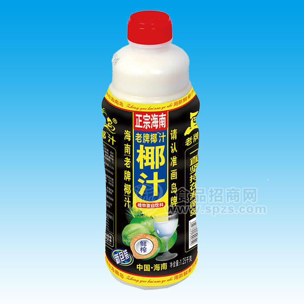 ·老牌椰  椰汁 植物蛋白饮料1.25kg 