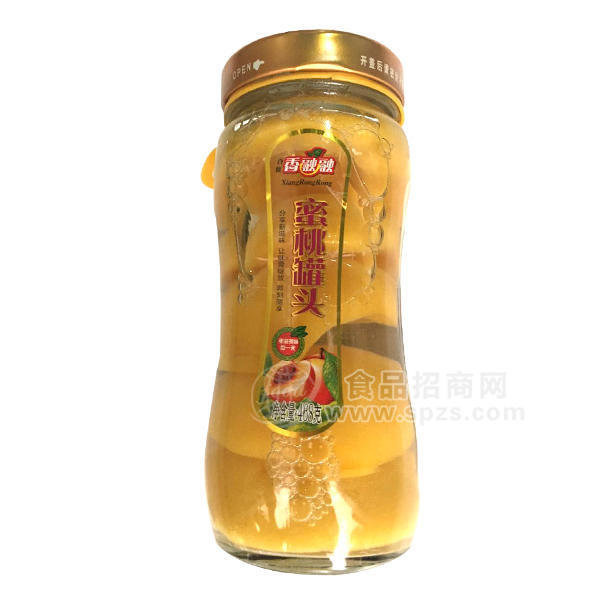 蜜桃罐头 水果罐头468g