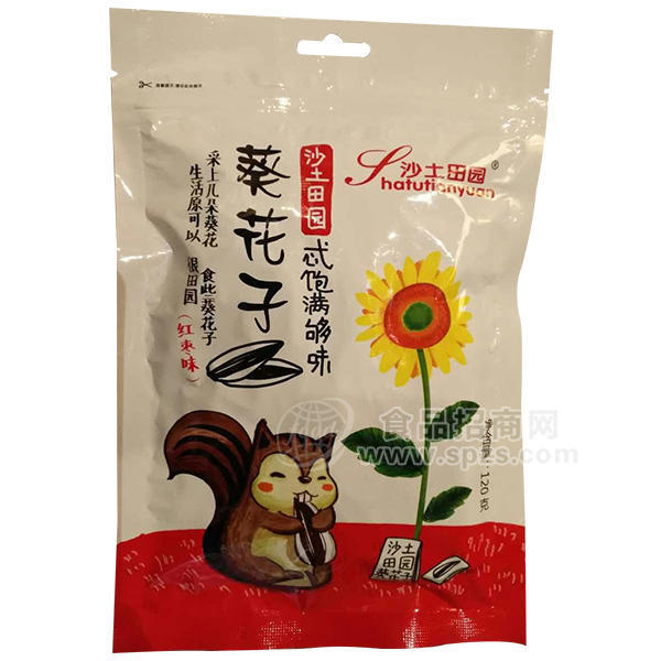 沙土田園葵花子紅棗味120g