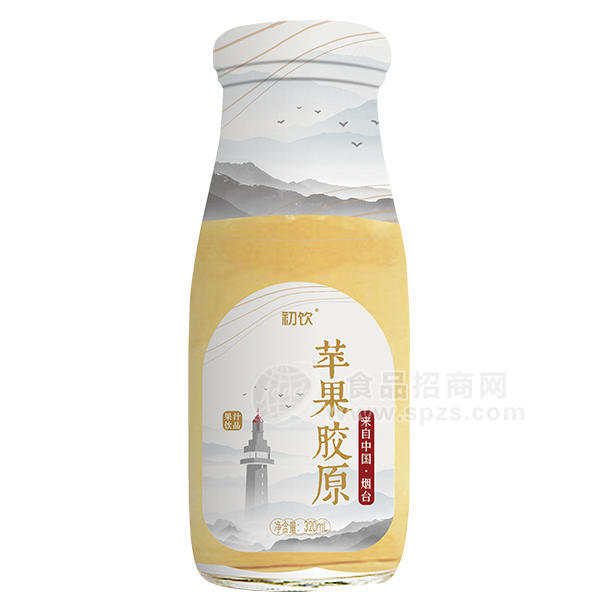 初饮  苹果胶原果汁饮品 320mL