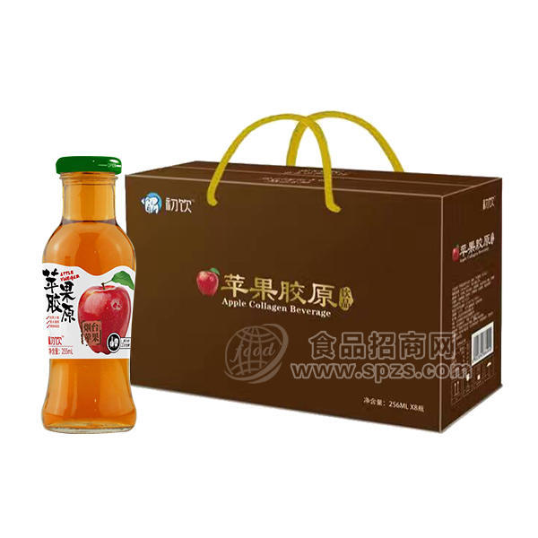 初饮 苹果胶原果汁饮品256mLx8瓶