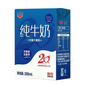 太子奶 純牛奶200mL