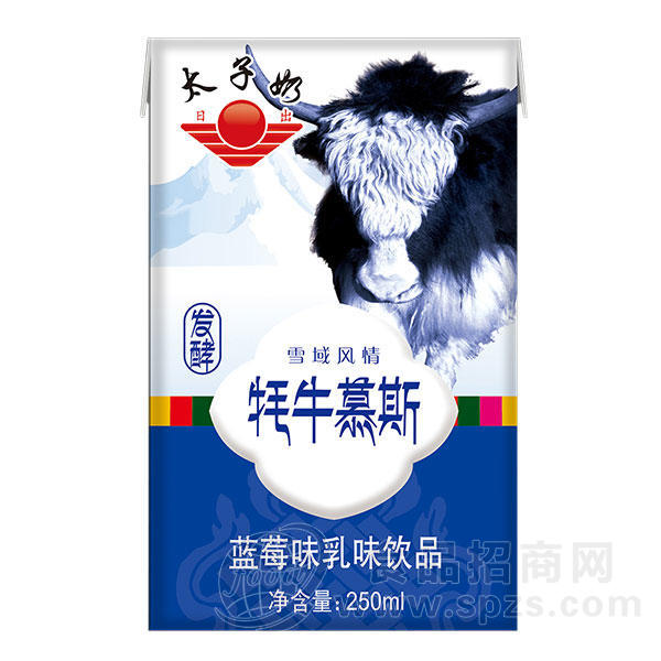 蓝莓味乳味饮料250mL