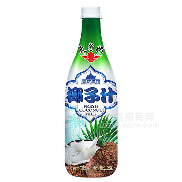 泰式生榨椰子汁飲品1.25L