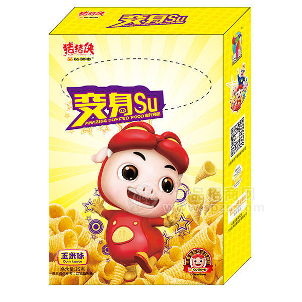 ·麦叽 玉米味 休闲食品35g 