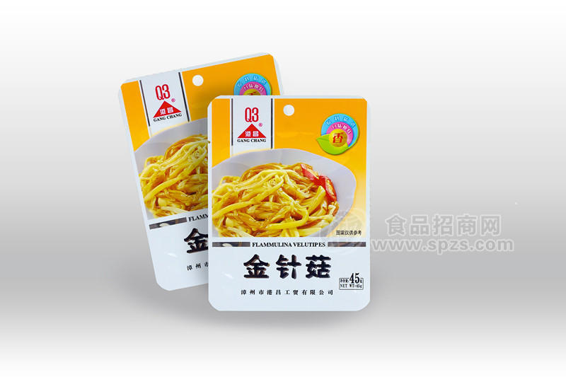 c软包装金针菇45g