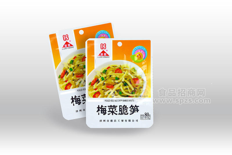 c软包装梅菜脆笋80g