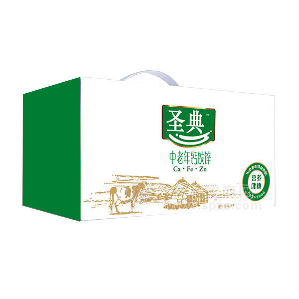 圣典  中老年钙铁锌 乳饮品 箱装