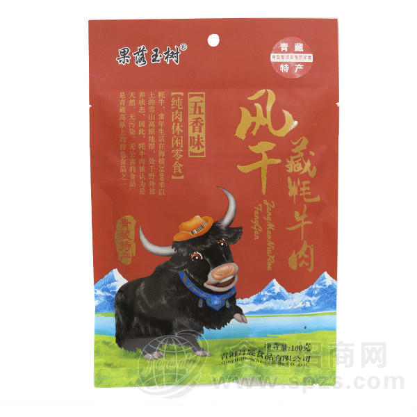 风干藏牦牛肉五香味100g