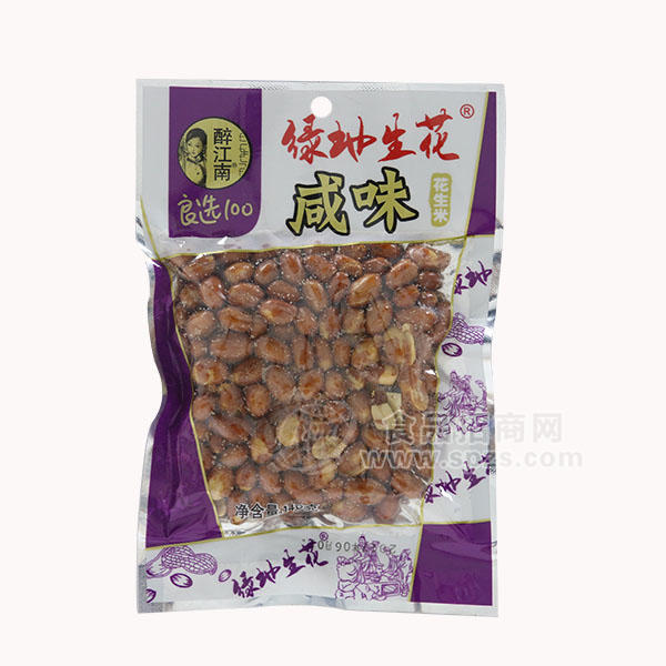 绿地生花 咸味花生米 休闲食品140g