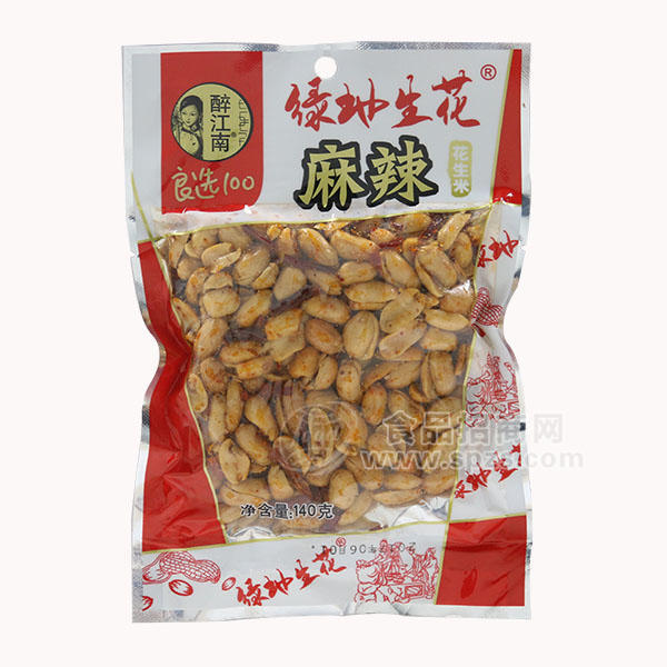 绿地生花 麻辣花生米 炒货140g