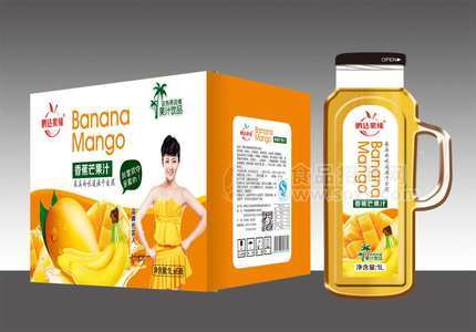香蕉芒果汁饮品 1L×6瓶