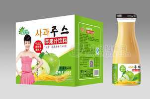 鹏达果缘苹果汁饮料1L×6瓶