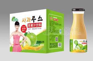 鵬達(dá)果緣蘋(píng)果汁飲料1L×6瓶