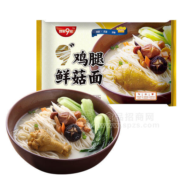 ·魏家9号  鸡腿鲜菇面 