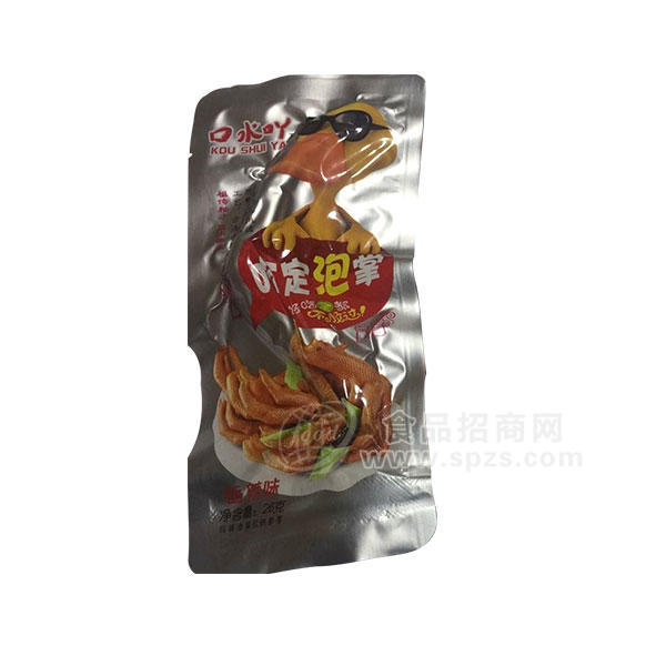 口水吖吃定泡掌 香辣味鸭掌26g