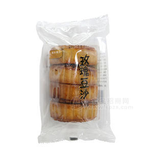 客乡糕点 玫瑰豆沙月饼320g