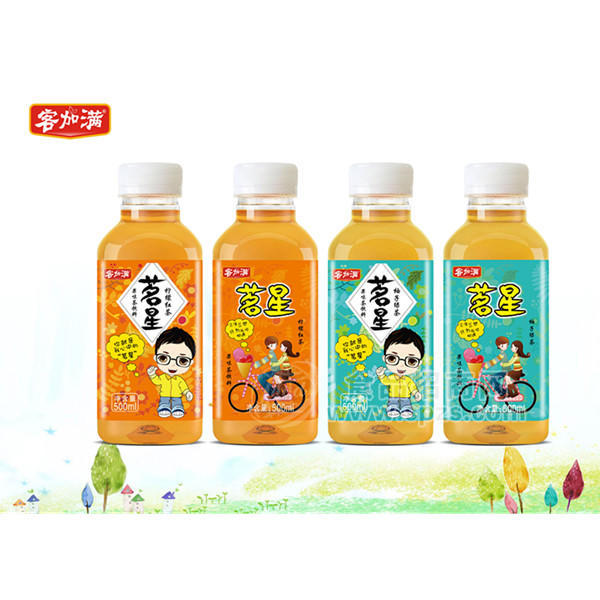 ·客加满茗星果味茶饮料500ml 