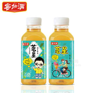 客加满茗星柚子绿茶 果味茶饮料500ml