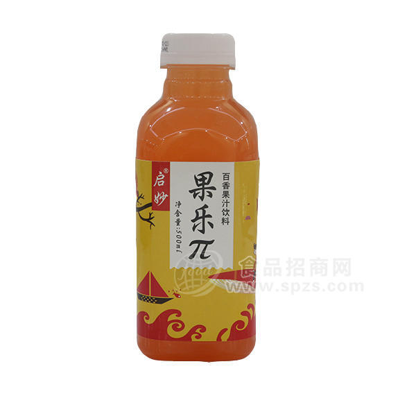 ·启妙 果乐π 百香果汁饮料 500mL 