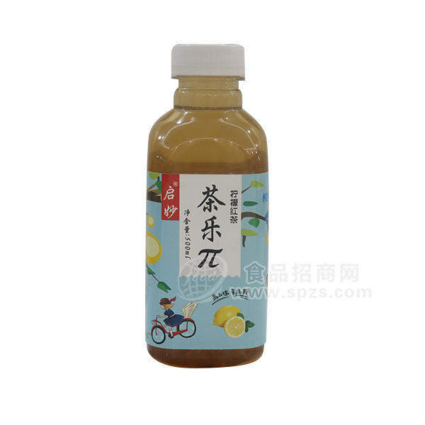 ·启妙 茶乐π 柠檬红茶饮料 500mL 