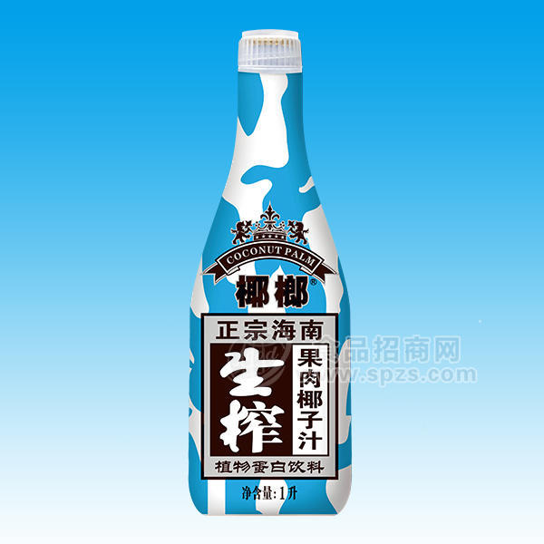 ·椰榔  生榨果肉椰子汁  植物蛋白饮料 1L 