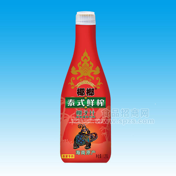 ·椰榔  泰式鲜榨椰子汁  植物蛋白饮料1.25L 