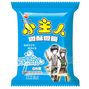 亚兰食品 小主人 香酥香脆 绝味烤鱿鱼味 点心面 