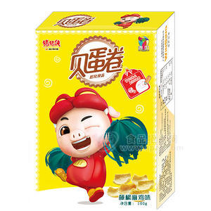 麦叽 藤椒麻鸡味 贝蛋卷 小零食100g