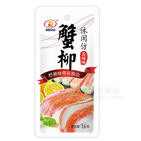 顶源食品蟹柳 香辣味休闲食品16g