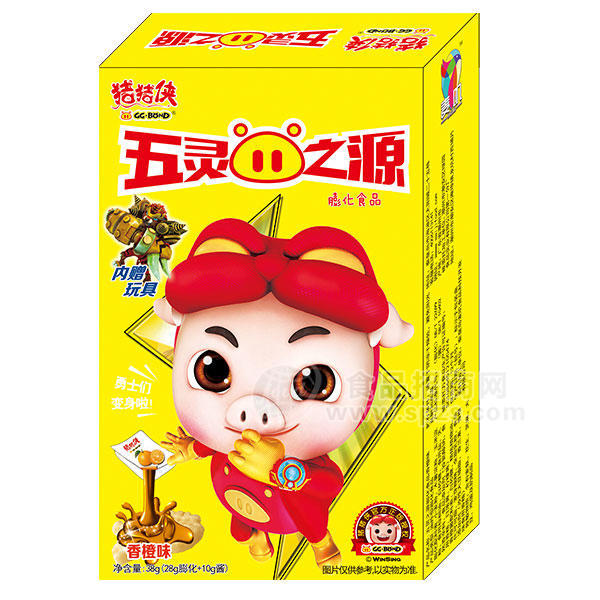 ·麦叽  香橙味 饼干 膨化食品 38g 