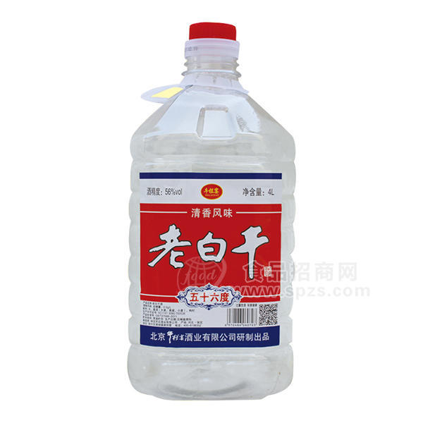 牛欄宴  56°老白干4L