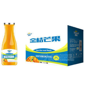 海帆金桔芒果復合果汁飲料1Lx6瓶