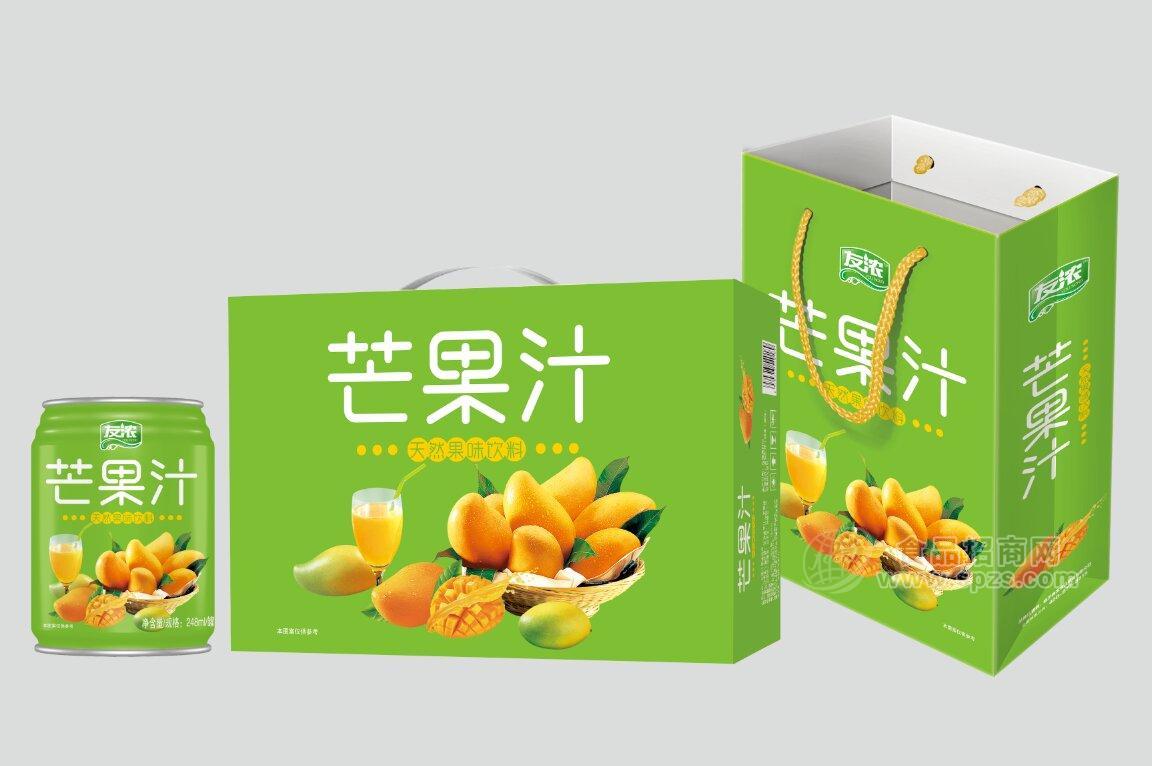 ·友浓芒果汁果味饮料248ml 