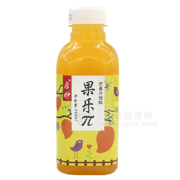 ·启妙 果乐π 芒果汁饮品  500mL 