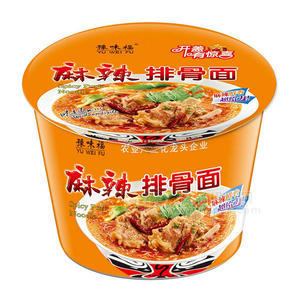 豫味福麻辣排骨面 桶裝面