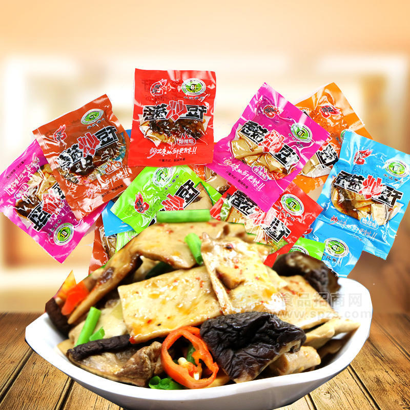 ·飞旺香菇炒豆干散称 500克 