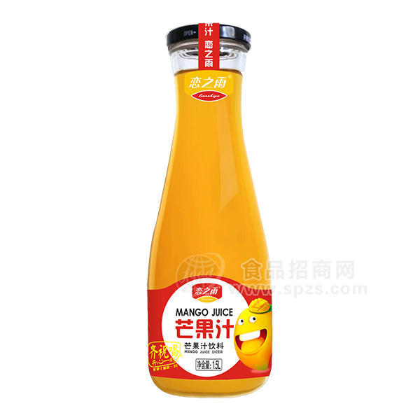·恋之雨芒果果汁饮料1.5L 
