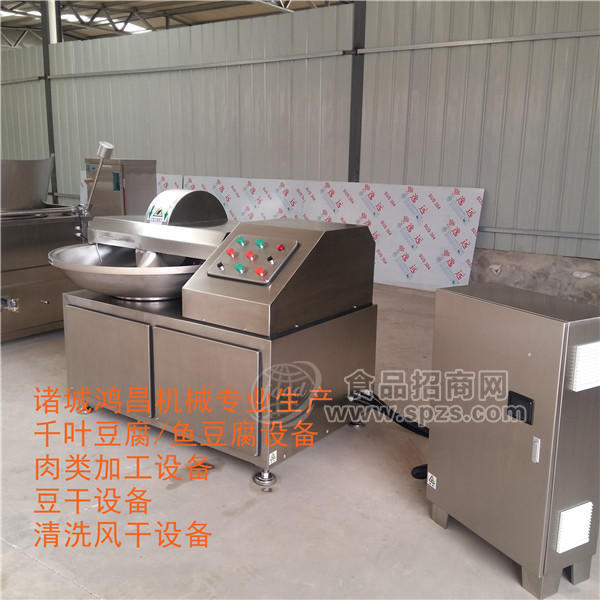 山东QQ豆干设备厂家/鸿昌猪血豆腐肠加工设备生产厂家