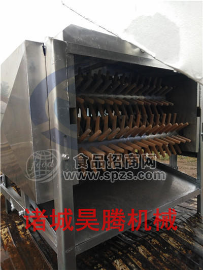 诸城昊腾机械鸡鸭鹅七轴脱毛机图片
