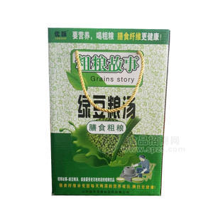 優(yōu)酥  綠豆糧湯 膳食粗糧 植物蛋白飲料手提袋