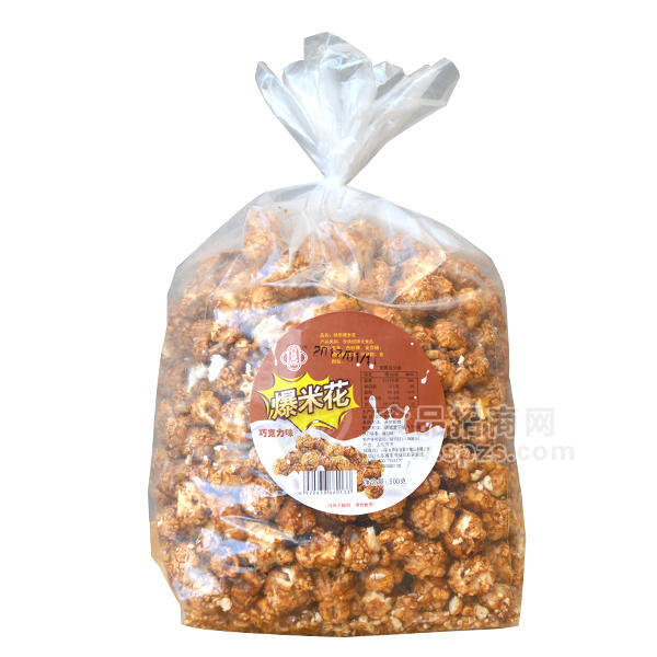 球形爆米花 巧克力味休閑食品500g