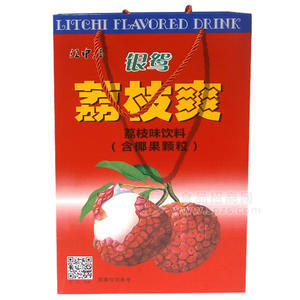 江中福  荔枝爽 果味饮料 手提袋