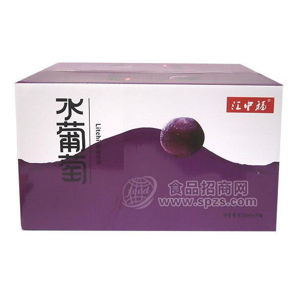 ·江中福  水葡萄果汁饮料箱装 