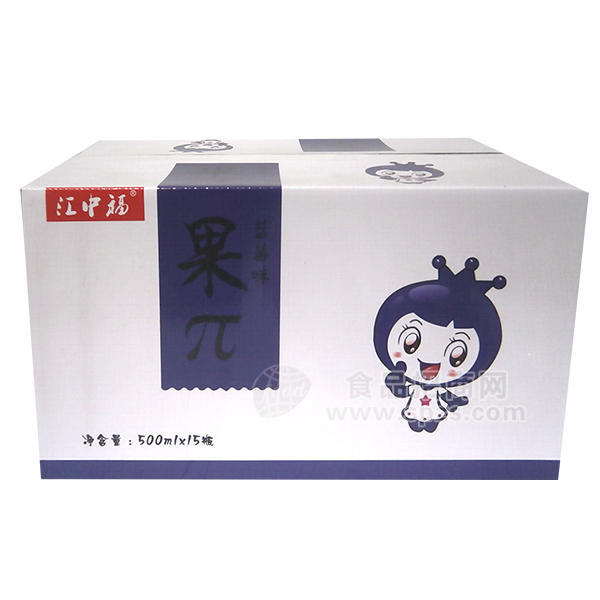 江中福  果π  蓝莓味 果汁饮料箱装500mLx15瓶