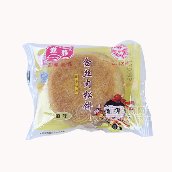 遂雅  原味 金丝肉松饼