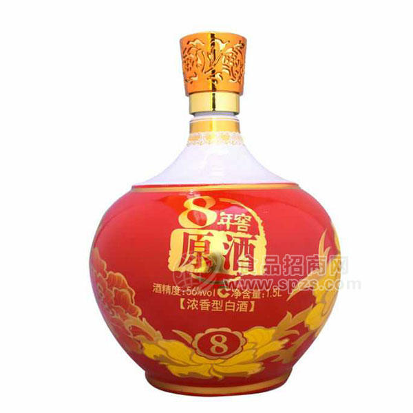 8年窖原酒 濃香型白酒1.5L